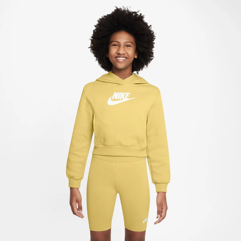 Nike Kids' Sportswear Club Fleece Crop Hoodie