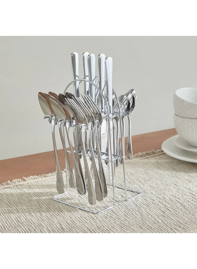 Home Box Hampton 24-Piece Dinnerware Set with Stand 210 x 5 cm