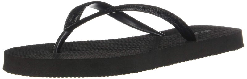 Old Navy Women Beach Summer Casual Flip Flop Sandals Black, 8 - Image 1