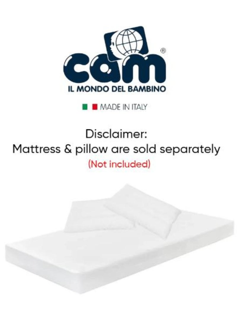 cam سرير أطفال Cullami Co - بني، وظيفة النوم المشترك، سرير أطفال محمول وقابل للتحويل مع ناموسية - Image 2