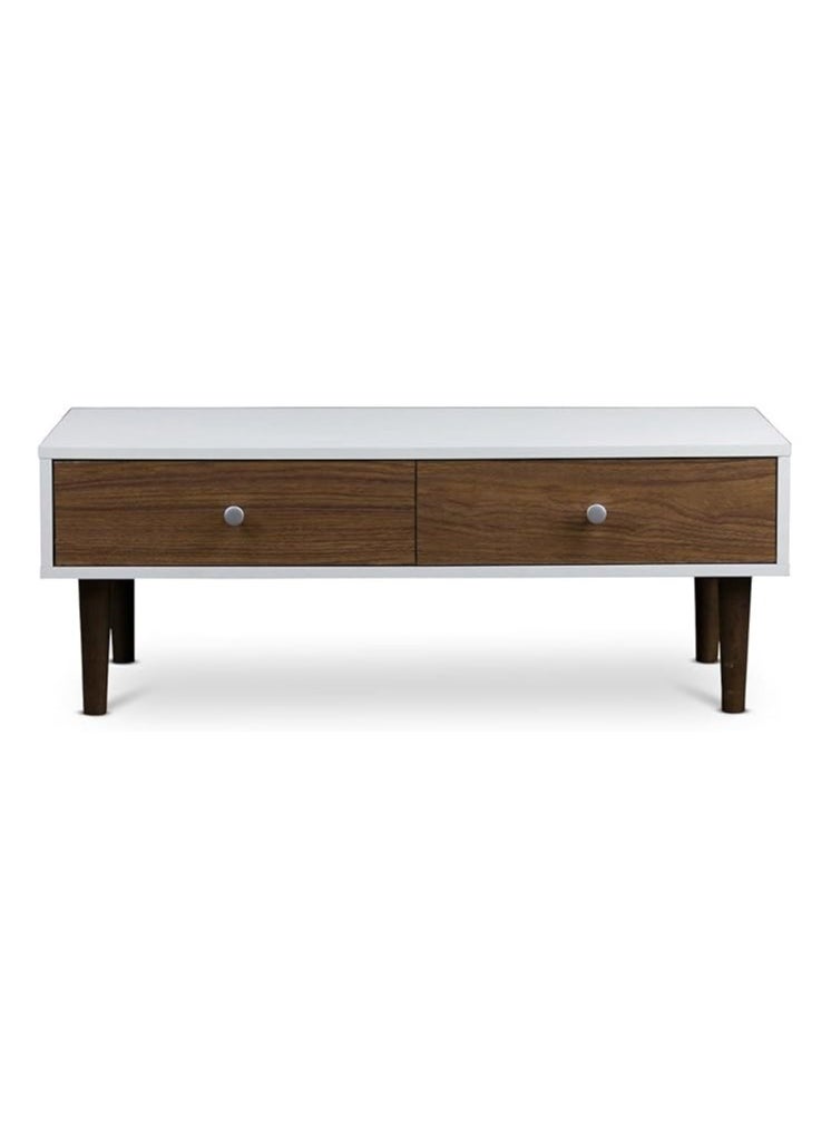 Malazhouse Coffee Table, White*Brown- MZCT009  - Image 3