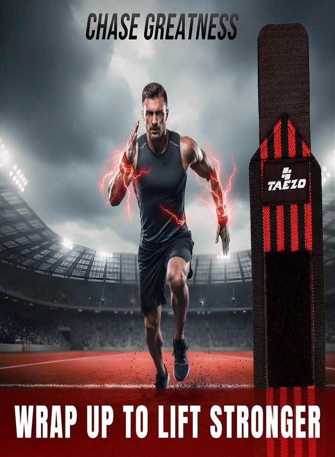 Taezo Wrist Support Band for Gym (Red) - Image 4