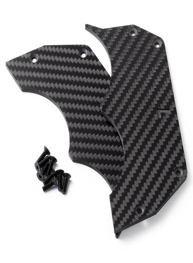 MORLORDY 2Pcs RC Car Air Dam Diffuser Carbon Fiber Wheel Covers for 1/7 Felony 6S BLX & Limitless F1 RC Car Upgrade Parts - Image 4