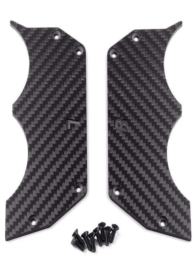MORLORDY 2Pcs RC Car Air Dam Diffuser Carbon Fiber Wheel Covers for 1/7 Felony 6S BLX & Limitless F1 RC Car Upgrade Parts - Image 1