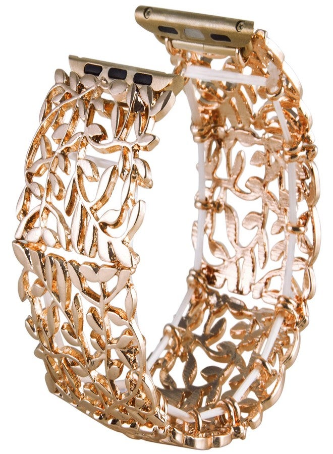 VIQIV Bracelet Band Compatible with Apple Watch 38mm 40mm 41mm 42mm 44mm 45mm 49mm iWatch Series SE/9/8/7/6/5/4/3/2 Ultra for Women Unique Metal Dressy Stretchy Wristbands Strap Jewelry Bangle - Image 3