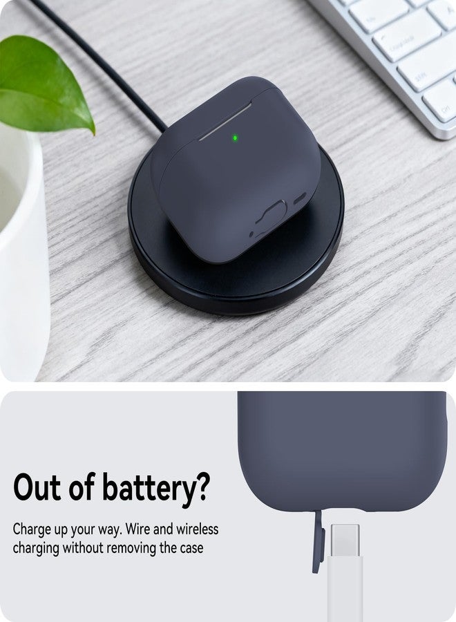 أهاستايل غطاء حماية AhaStyle لسماعات AirPods Pro 3 (إصدار 2025) مع طقم تنظيف، مصنوع من السيليكون الناعم، متوافق مع الجيل الثالث من سماعات AirPods Pro، مزود بحبل تعليق، غطاء كامل مقاوم للصدمات لسماعات Apple AirPods Pro من الجيل الثالث (إصدار 2025). - Image 5