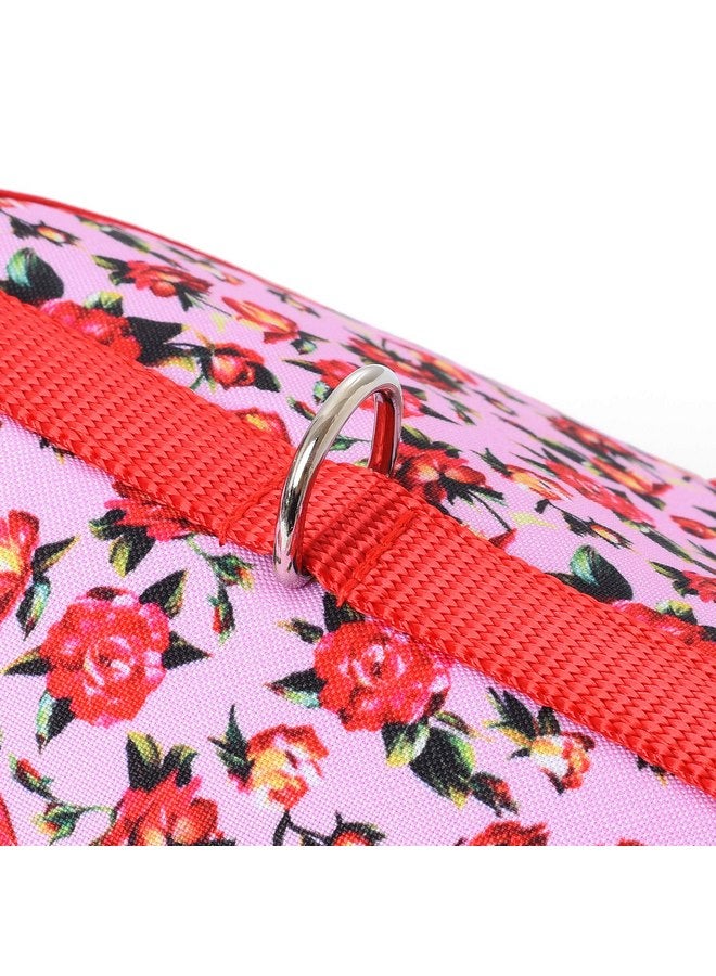 مايل هاي لايف Mile High Life | سترة شبكية سهلة الاستخدام | مجموعة زهور الربيع | إغلاق سهل قابل للتعديل لكل من الرقبة والصدر | كلاب وقطط صغيرة تزن 20 رطلاً | زهرة الفاوانيا | مقاس الصدر S (16"-18") - Image 3