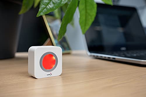 LUXAFOR Cube Standalone LED Availability Indicator That Displays Meeting Room Availability Busy Light Do Not Disturb Light - Image 1