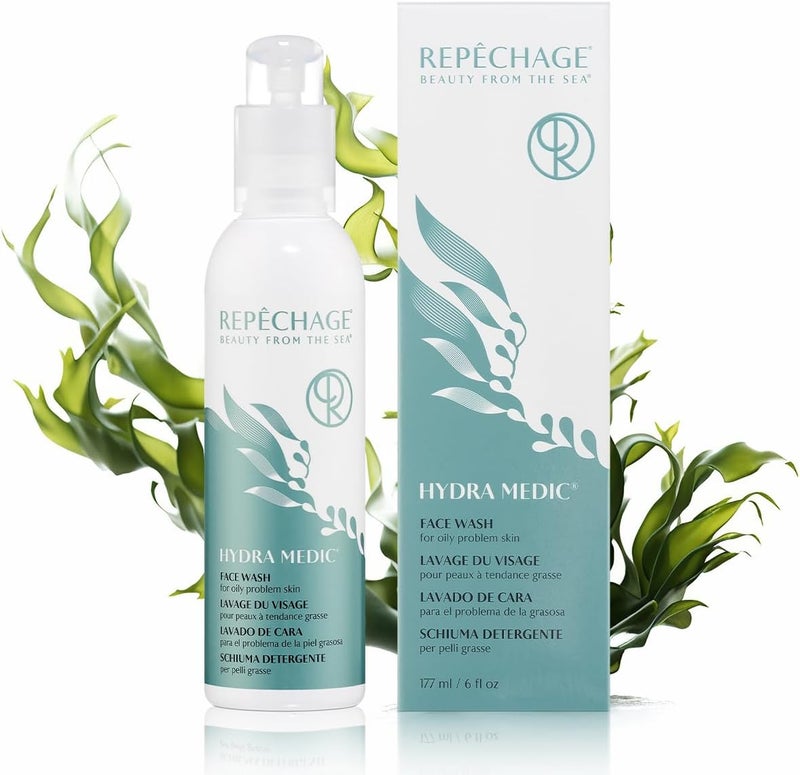 Repechage Hydra Medic Face Wash Foaming Gel Cleanser with Salicylic Acid for Acne Prone Skin - 6 Fl OZ - Image 1
