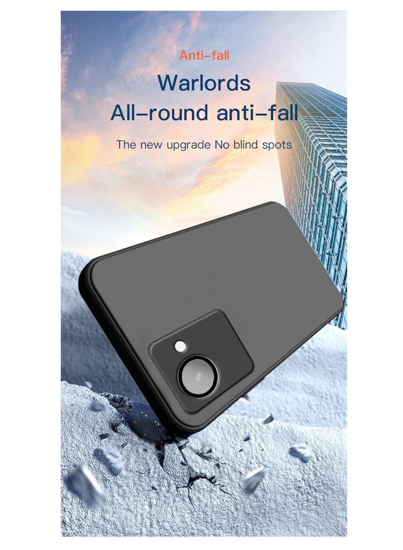 Techie غطاء خلفي رقيق جداً من السيليكون الناعم مع حماية عدسة الكاميرا لهاتف Realme C30s - أسود - Image 2