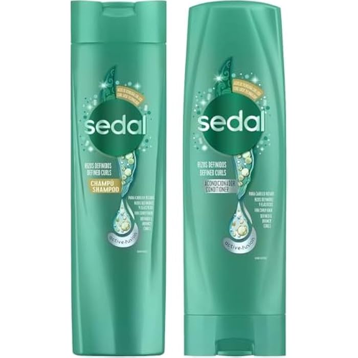 SEDAL Shampoo & Conditioner for Curly Hair with Oil, Vitamin & Protein Complex & Nutri-Fix Technology for Hydrated, Defined Curls, 400 ml + 350 ml, Pack of 2 - Image 1