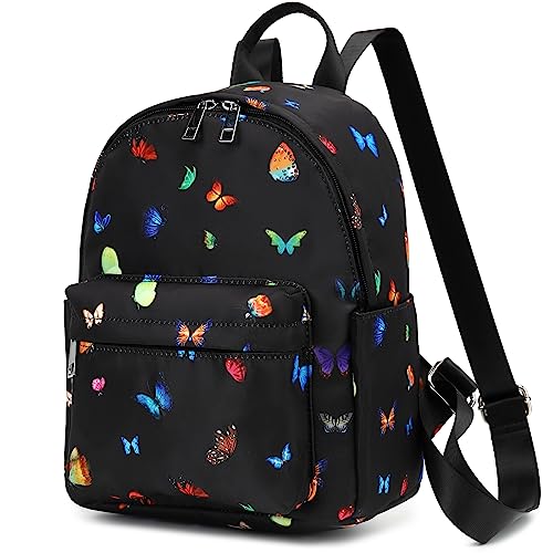 Yusudan Butterfly Mini Backpack for Women Girls, Small Backpack Purse for Teens Kids School Travel - Image 1
