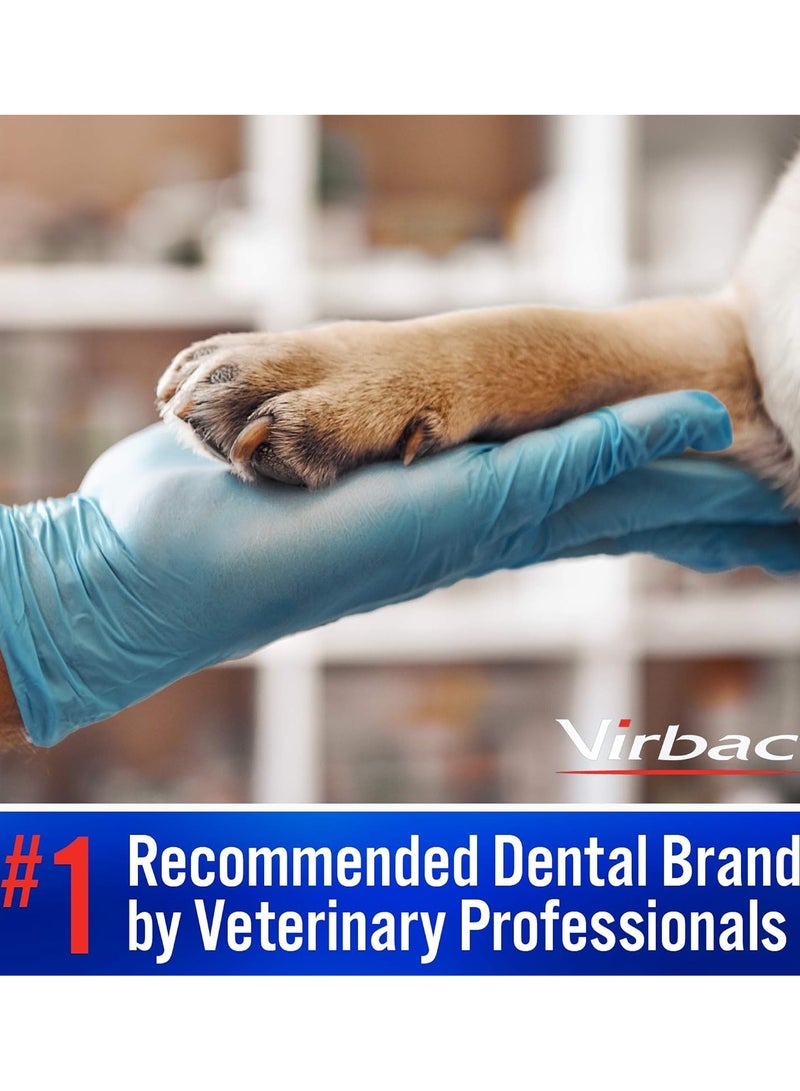 معجون أسنان إنزيمي | يقضي على رائحة الفم الكريهة من خلال إزالة البلاك وترسبات الجير | أفضل معجون أسنان للعناية بأسنان الحيوانات الأليفة | بنكهة الدجاج، 2.5 أونصة. - Image 3