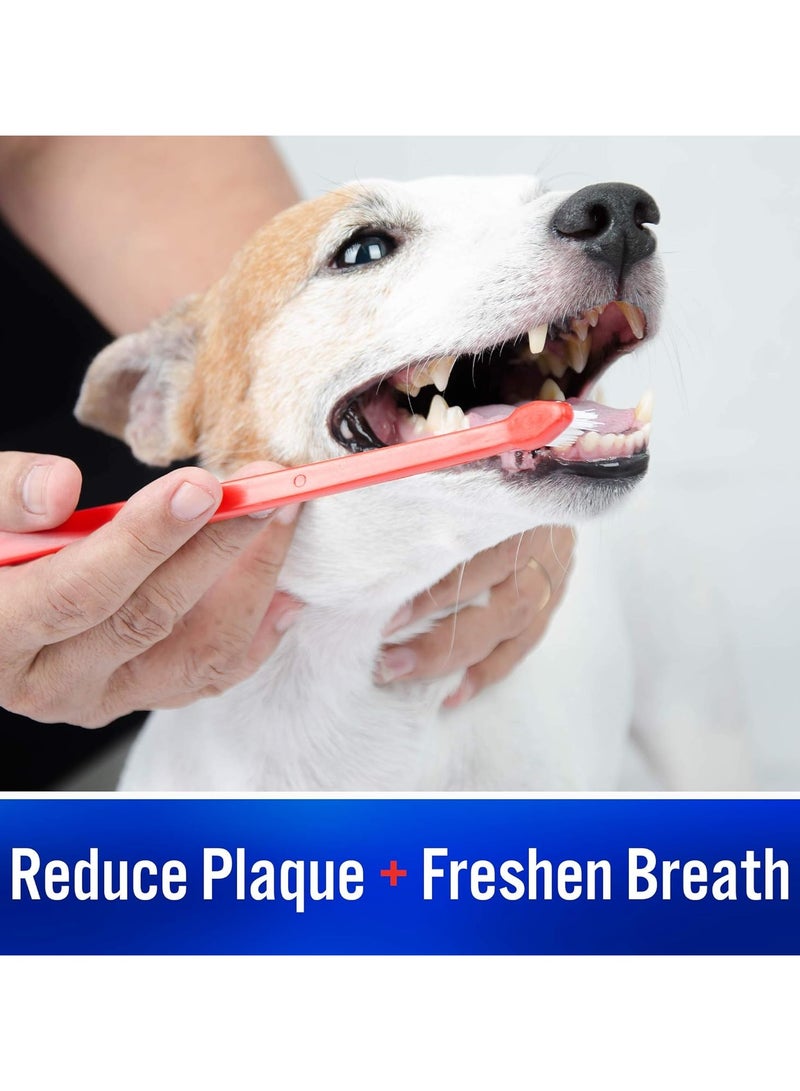 معجون أسنان إنزيمي | يقضي على رائحة الفم الكريهة من خلال إزالة البلاك وترسبات الجير | أفضل معجون أسنان للعناية بأسنان الحيوانات الأليفة | بنكهة الدجاج، 2.5 أونصة. - Image 4