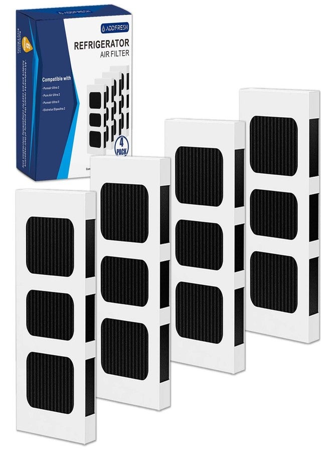 ADDFRESH - Refrigerator Air Filter Replacement Compatible with Paultra2 Frigidaire PureAir Ultra 2 Paultra Pure Air ii and Electrolux Elpaultra2 - Part 242047805 and 5303918847 - 4 Filters - Image 1