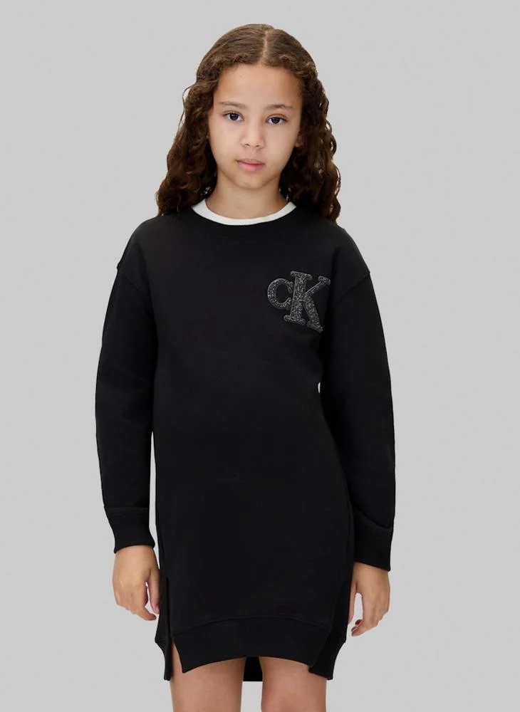 كالفن كلاين جينز Kids Logo Mini T-Shirt Dress