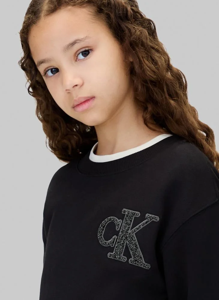 Calvin Klein Jeans Kids Logo Mini T-Shirt Dress