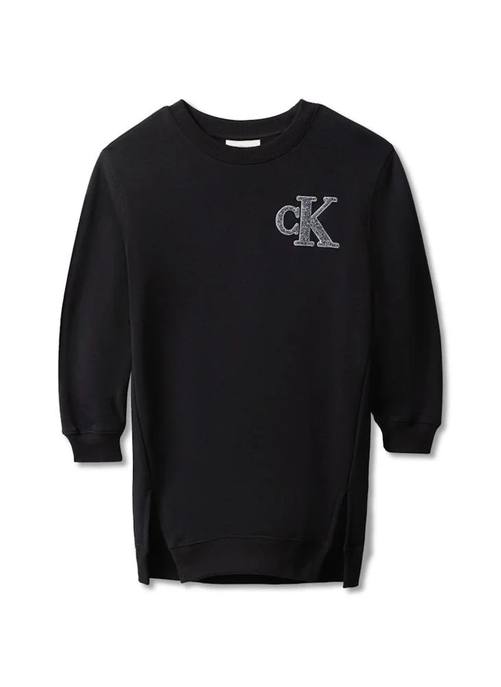 Calvin Klein Jeans Kids Logo Mini T-Shirt Dress