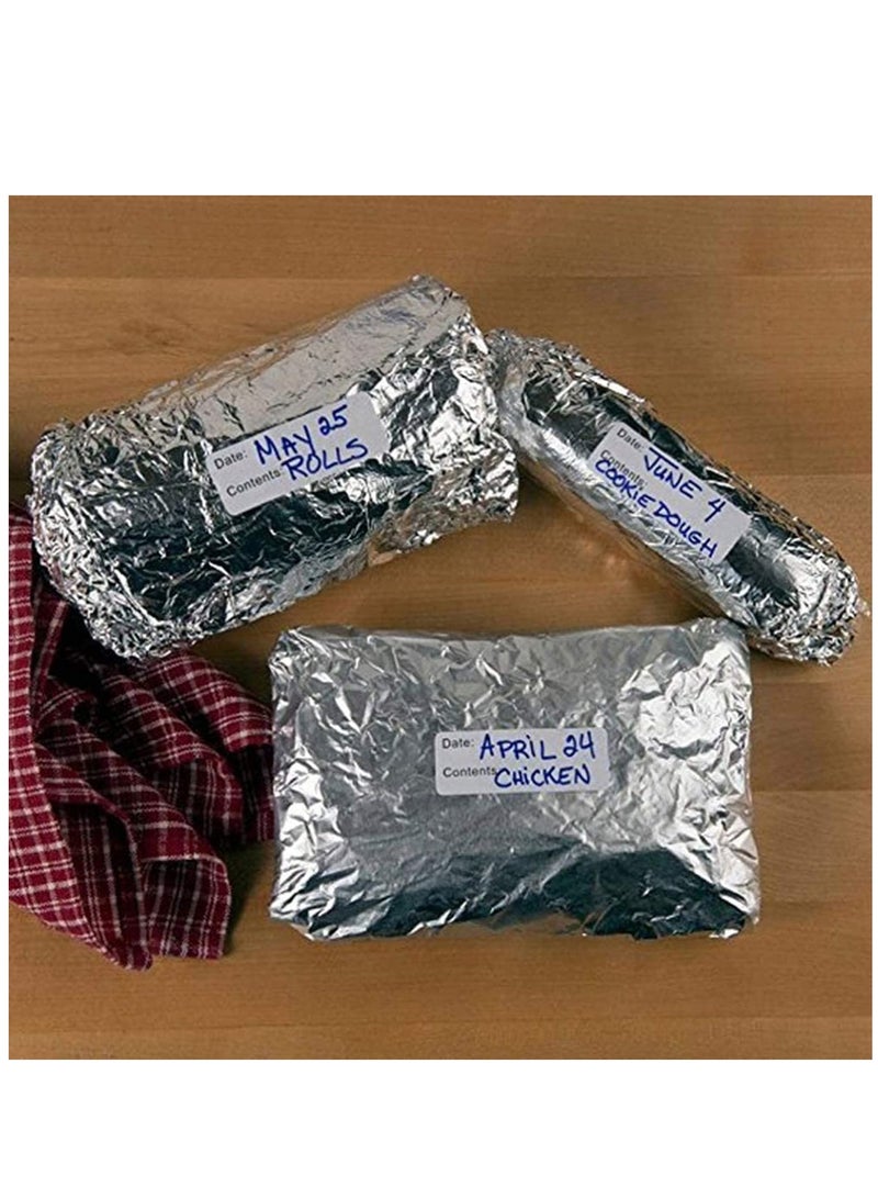 SOLARAE Sticker Label, Food Freezer Label, Self-Adhesive Removable Refrigerator Food Storage Paper Label, Sticker Note Index Decals Label, Stickers Gift Tags, (125 Pieces In 1 Roll, 2 Rolls In Total) - Image 4