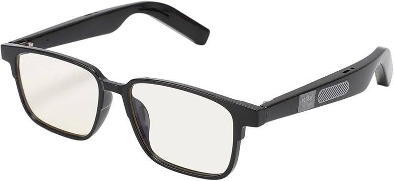 نظارات ذكية مع مكبر صوت مفتوح للأذن وميكروفون مزدوج وضبط صوتي وتقنية بلوتوث 5.3 لنظام iOS ونظارات فردية - Image 1