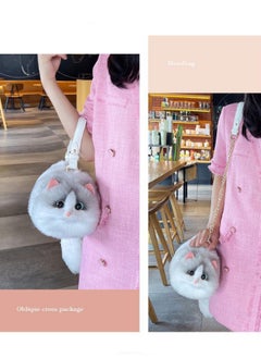 SHABILI Baby's Fashion Luxury Shoulder Bag, Girl's Designer Chain Handbag Tote Bags Clutch Bag Satchel Bag, Cat Shape Crossbody Bag Sling Bag Side Bag Carry Bag for Girls, College Ladies and Women  - Image 5