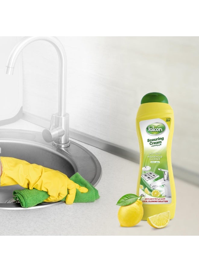 Falcon Scouring Cream Cleaner Lemon 500 ML  - Image 2