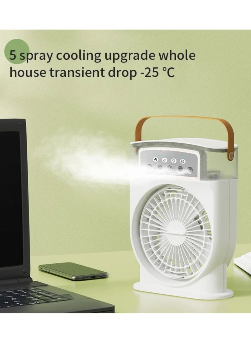 راحة فائقة: مروحة التبريد الهوائية المحمولة 5 في 1 - Image 3