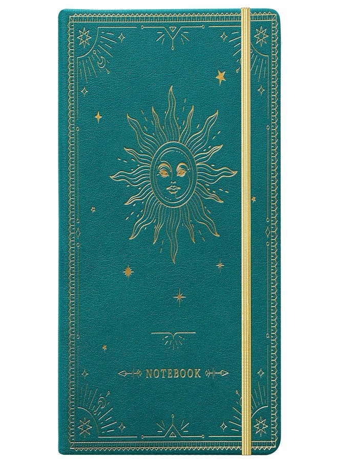 آرت فان دفتر ملاحظات/مفكرة Artfan مسطرة - دفتر كتابة كلاسيكي فاخر من الجلد الصناعي، ورق سميك، جيب وفواصل صفحات، هدية مثالية، مقاس كبير، 144 صفحة، غلاف مقوى، مسطر (5.8 × 8.4) - أخضر غابي - Image 1