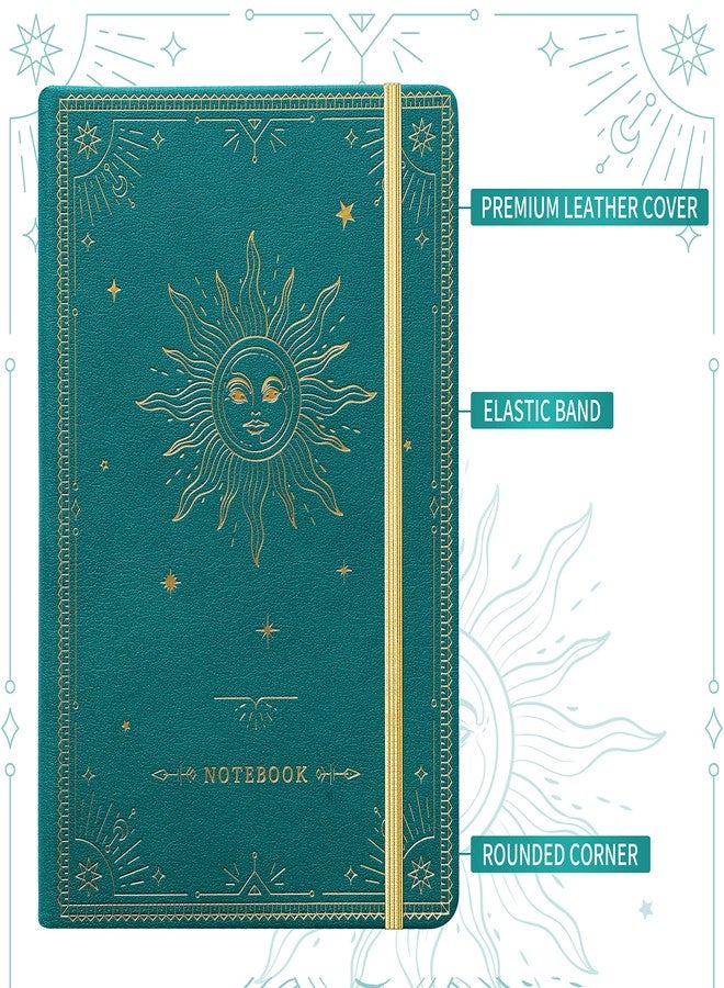 آرت فان دفتر ملاحظات/مفكرة Artfan مسطرة - دفتر كتابة كلاسيكي فاخر من الجلد الصناعي، ورق سميك، جيب وفواصل صفحات، هدية مثالية، مقاس كبير، 144 صفحة، غلاف مقوى، مسطر (5.8 × 8.4) - أخضر غابي - Image 5