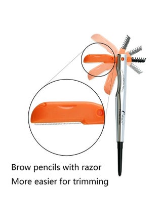 3-in-1 Best Waterproof Eyebrow Mapping Pencil Dark Brown Color Make up Brow Pencil with Brush and Razor Shaver for Contouring Brows - pzsku/Z5F734F453DF7D52F0B09Z/45/_/1687499852/0187c81c-9e7d-46af-9077-872cf4c106d3
