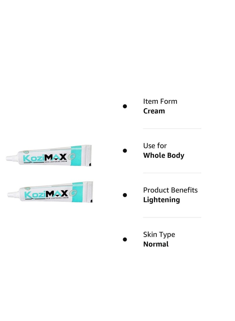 Kozimax Skin Lightening Cream 15gm Pack of Two - Image 4