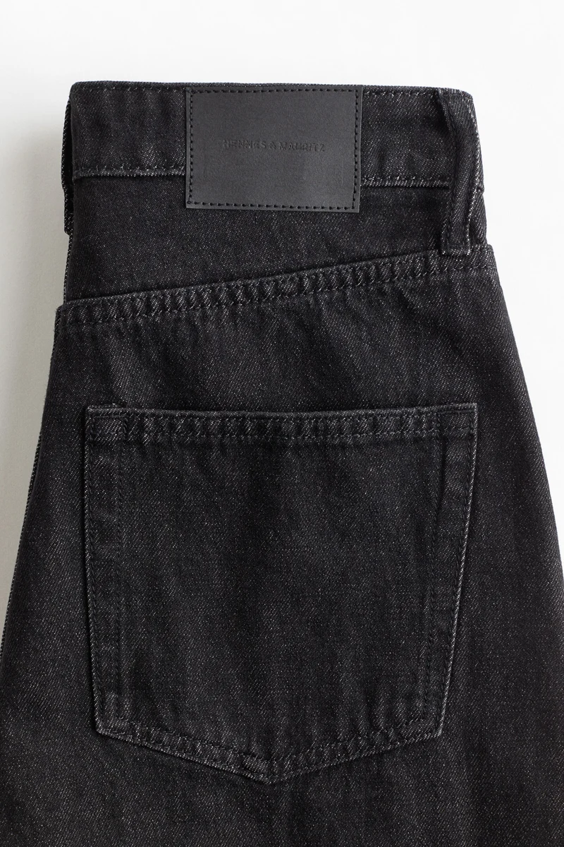 H&M  Barrel High Waist Ankle Jeans for Women | Best Price UAE