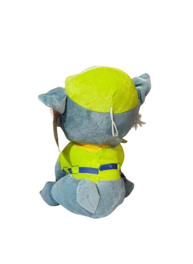 روكي لعبة روكي القطيفة - دمية جرو باو باترول المعاد تدويره، دمية محشوة ناعمة بزي أخضر - Image 3