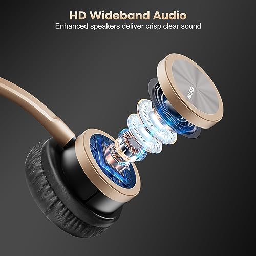 MAIRDI Phone Headset with RJ9 & 3.5mm Jacks for Call Center Office Deskphone Cell Phone PC Laptop, Landline Telephone Headset with Microphone Noise Canceling for Polycom Avaya Nortel - Image 4