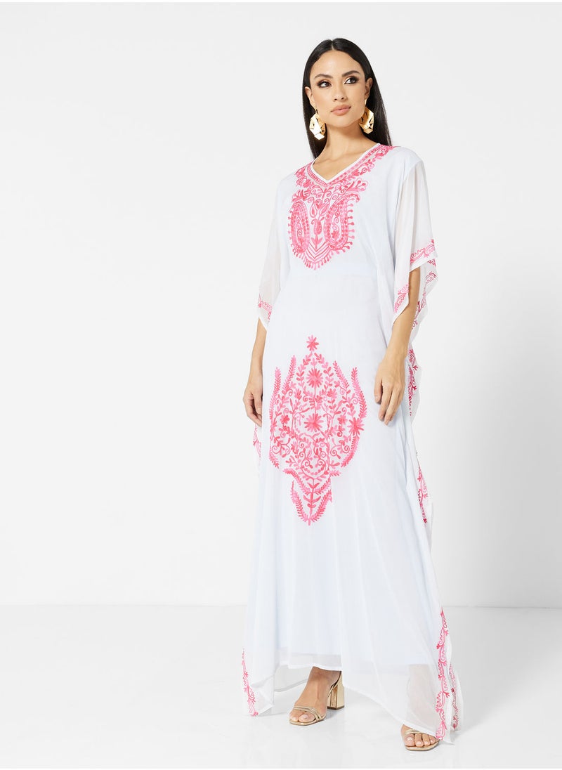ARABIAN CLOSET EMBROIDERED KAFTAN  - Image 1