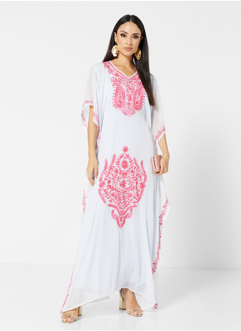 ARABIAN CLOSET EMBROIDERED KAFTAN  - Image 5