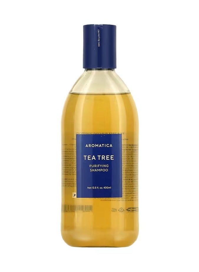 AROMATICA Tea Tree Purifying Shampoo, 400 ml - Image 1