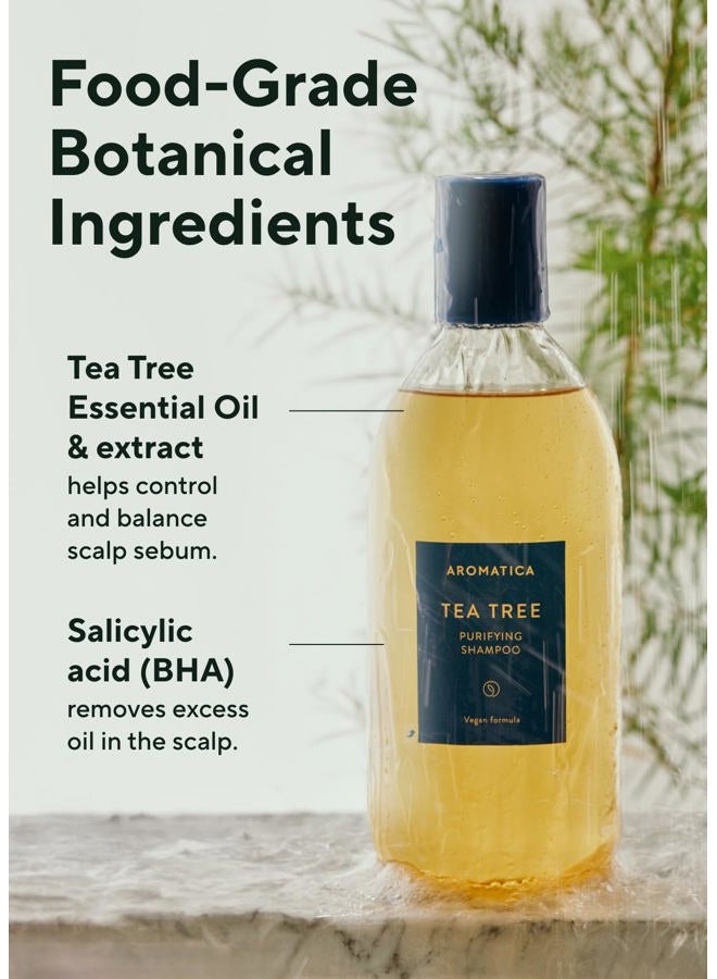 AROMATICA شامبو شجرة الشاي المنقي، 400 مل - Image 3