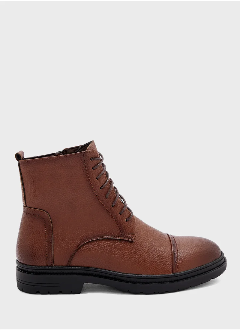 روبرت وود Men Combat Boots