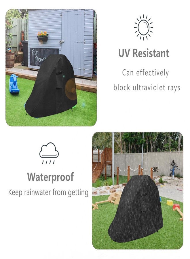 Aacabo Toddler Slide Cover,Fit to Hide and Seek Climber,Waterproof Dust Proof Anti-UV Outdoor playset toy Cover,Cover only - Image 4