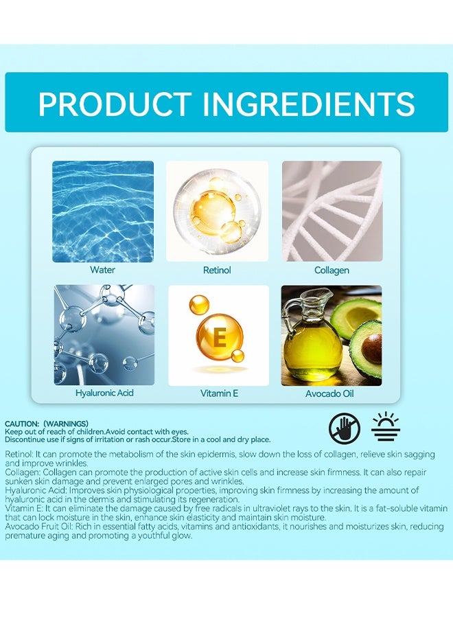 إيست مون كريم الوجه للرجال, كريم الوجه المرطب المضاد للشيخوخة للرجال للرجال، الكولاجين الطبيعي وحمض الهيالورونيك - لوشن كريم الوجه بزيت مضاد للتجاعيد ليلا ونهارا للعناية بالبشرة للرجال 50 مل - Image 3