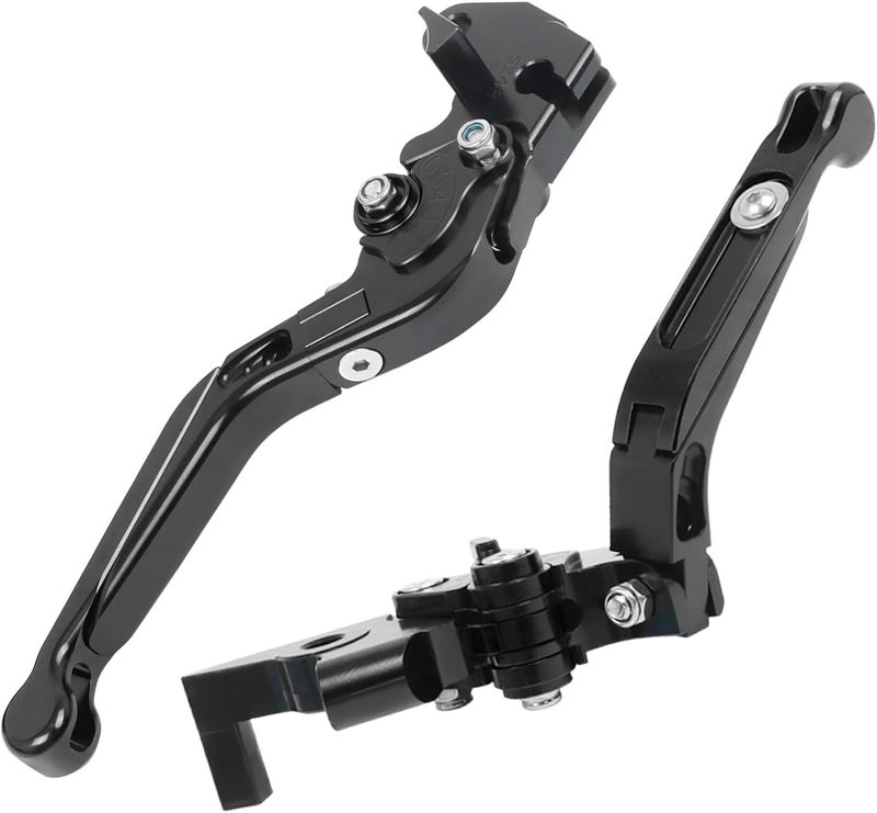 CHIFUN مجموعة ذراع الفرامل وذراع القابض CHIFUN لدراجة BMW S1000RR 2019-2023 - ذراع دراجة نارية من الألمنيوم القابل للتعديل (أسود) - Image 2