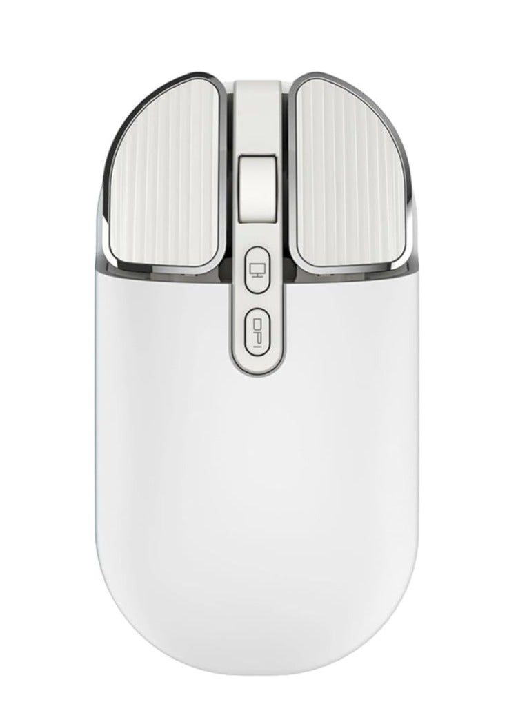 M203 Wireless Bluetooth Mouse with USB 5.1 Port, Ultra-Slim, Quiet, Rechargeable, Wireless, Small, Lightweight, Bluetooth Compatible with iPhone/iPad/iOS 13 or Later/Mac OS/Windows PC/Android/Microsoft - Image 1