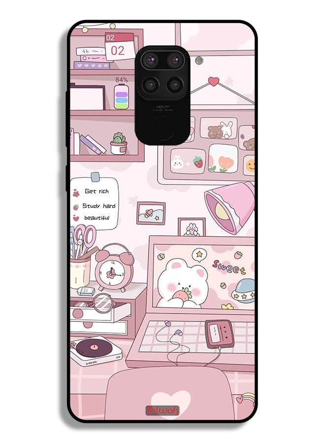 Tolwak Xiaomi Redmi Note 9 Protective Case Cover Get Rich Study Hard - Image 2