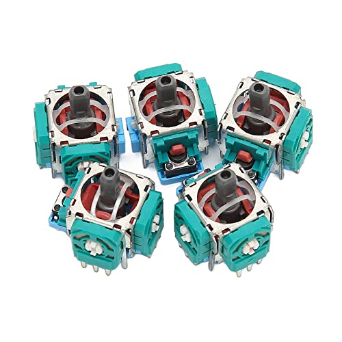 Pomya 5Pcs Replacement Joystick, 3D Joystick Analog Stick, Game Controller Analog Stick Module, Gamepad Accessories for Game Controller - Image 1