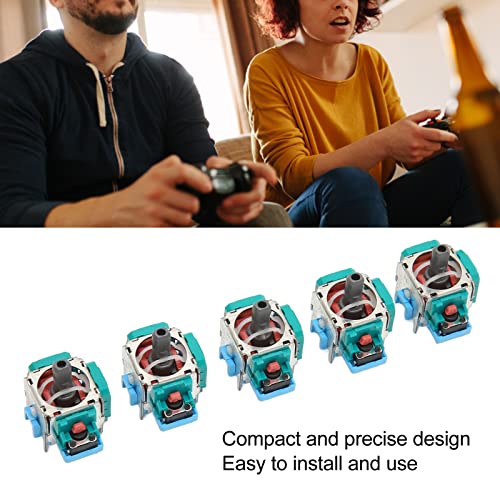 Pomya 5Pcs Replacement Joystick, 3D Joystick Analog Stick, Game Controller Analog Stick Module, Gamepad Accessories for Game Controller - Image 2