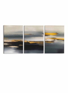 Set Of 3 Framed Canvas Wall Arts Stretched Over Wooden Frame, Abstract Oil Paintings, For Home, Living Room, Office Decor - pzsku/Z5F7400E39F5849CB0DD2Z/45/_/1689680664/90f3d8f1-3c36-449a-926d-e14041c398ba