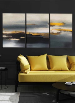 Set Of 3 Framed Canvas Wall Arts Stretched Over Wooden Frame, Abstract Oil Paintings, For Home, Living Room, Office Decor - pzsku/Z5F7400E39F5849CB0DD2Z/45/_/1689680666/f3123420-e634-4b76-8e37-f00993b838eb