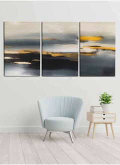 Set Of 3 Framed Canvas Wall Arts Stretched Over Wooden Frame, Abstract Oil Paintings, For Home, Living Room, Office Decor - pzsku/Z5F7400E39F5849CB0DD2Z/45/_/1689680678/c02e7d7a-8844-45e2-8cad-7e98228838f1