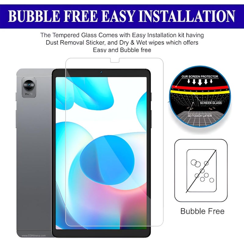SPCORE Tempered Glass for Realme Pad Mini 8.7 inch Screen Protector Guard for Realme Pad Mini 8.7 inch Tablet - 1 Pack - Image 2